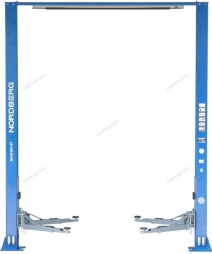 Подъемник автомобильный NORDBERG N4121H-4T двухстоечный 4 т с верхней синхронизацией (220В) ЦБ-00015805