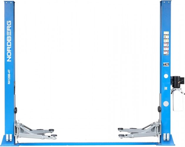 Подъемник автомобильный NORDBERG  N4120B-4G двухстоечный 4 т (380В) серый ЦБ-00017062