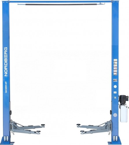 Подъемник автомобильный NORDBERG N4120H-4B 380v 2х стоечный 4т синий ЦБ-00008009