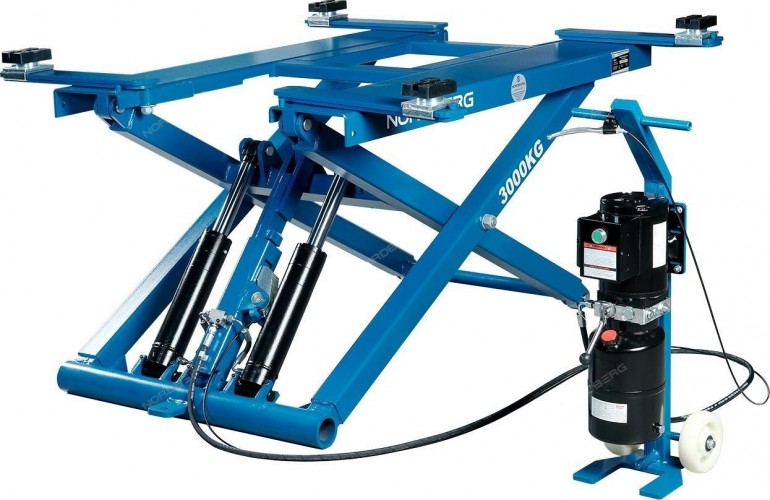 Подъемник автомобильный NORDBERG N634-3 ножничный 3 т, 380 в ЦБ-00017803