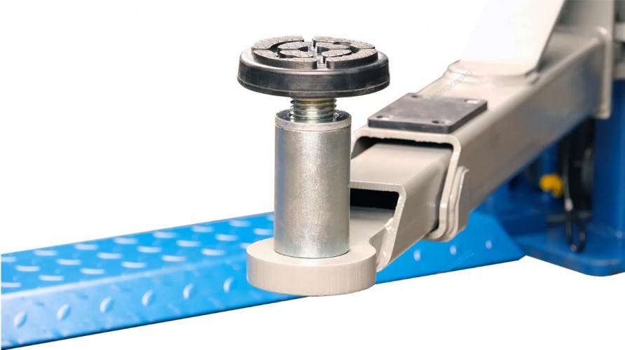 Подъемник автомобильный NORDBERG N4120BM-4B 380v 2х стоечный 4т синий ЦБ-0009399 - изображение 5