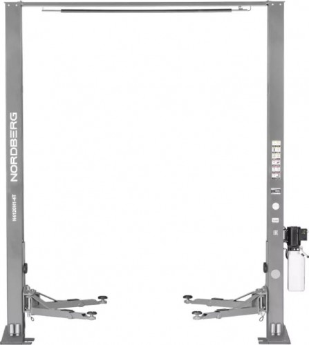 Подъемник автомобильный NORDBERG N4120H-4G 220v 2х стоечный 4т (серый) ЦБ-0007938