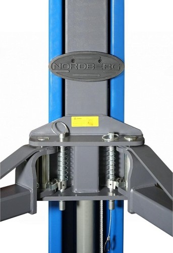 Подъемник автомобильный NORDBERG N4120H-4B_3 двухстоечный 4 т, верхняя синхронизация, H=3,6 м,  N4120H-4B_3+2_380 - изображение 3