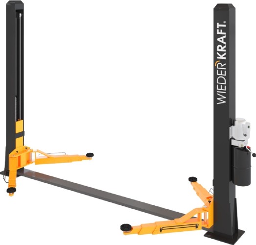 Подъемник автомобильный WiederKraft WDK-523/380 гидравлический двухстоечный в0000011852