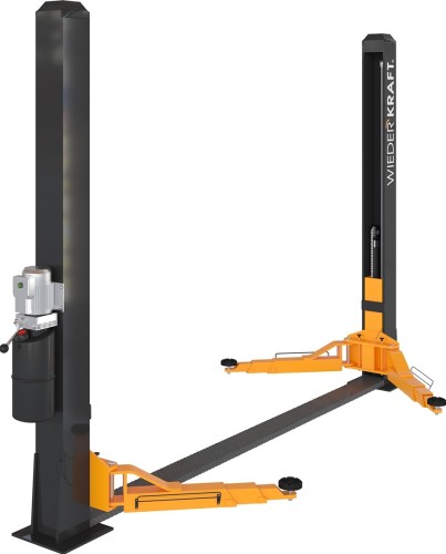 Подъемник автомобильный WiederKraft WDK-523/220 гидравлический двухстоечный в0000013666 - изображение 4