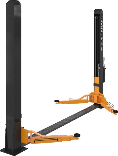 Подъемник автомобильный WiederKraft WDK-523/220 гидравлический двухстоечный в0000013666 - изображение 2