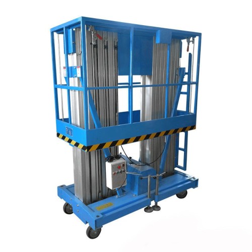 Подъемник двухмачтовый телескопический SKYER GTWY 12-200 AC 220 В, (12 м/200 кг) GTWY12-200 AC