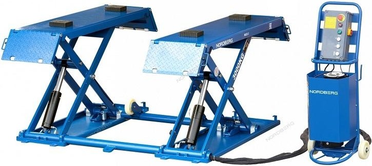Подъемник ножничный NORDBERG N632-3B грузоподъемность 3 т, 220В ЦБ-00008173