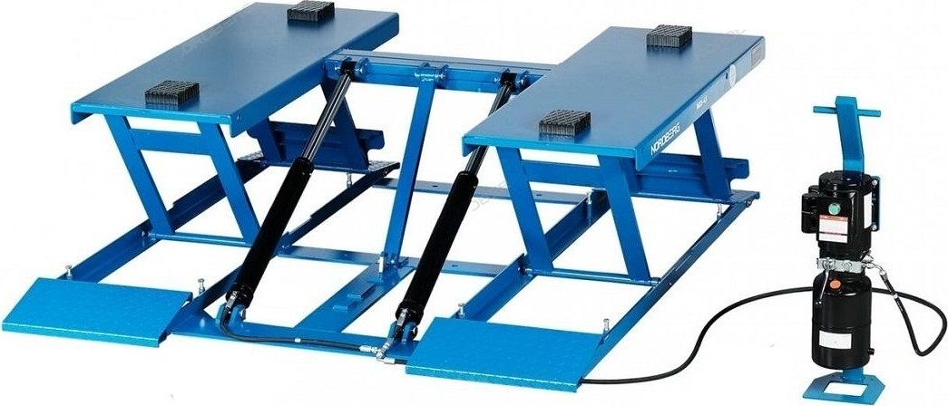 Подъемник ножничный NORDBERG N633-4.5B грузоподъемность 4,5 т, 220В ЦБ-00009833