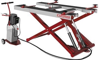 Подъемник ножничный СОРОКИН 17.12 универсальный 2,5 т, 380В