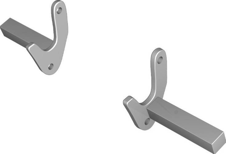 Подхваты под слайдеры СОРОКИН 16.76 комплект 2 шт.