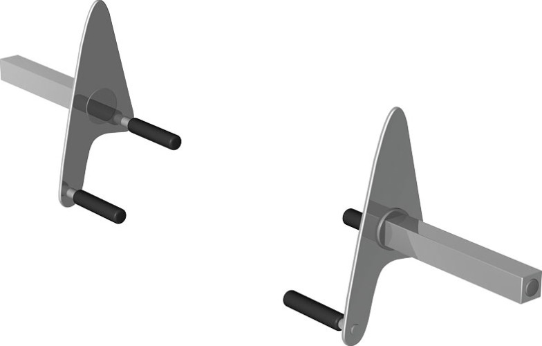 Подхваты универсальные СОРОКИН 16.75 под вилку или маятник, комплект 2 шт.