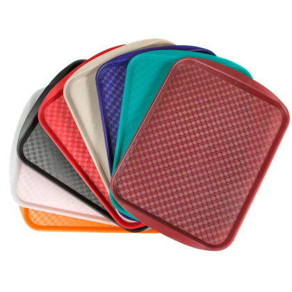 Поднос столовый из полистирола 420х300 мм бордовый [422106721] - изображение 3