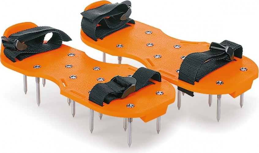 Подошва шипованная Amigo для аэрации газона, подходит для любой обуви, шипы-50 мм 74802