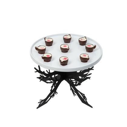 Подставка фуршетная Ветви 275х275х170 мм черный Luxstahl - изображение 5