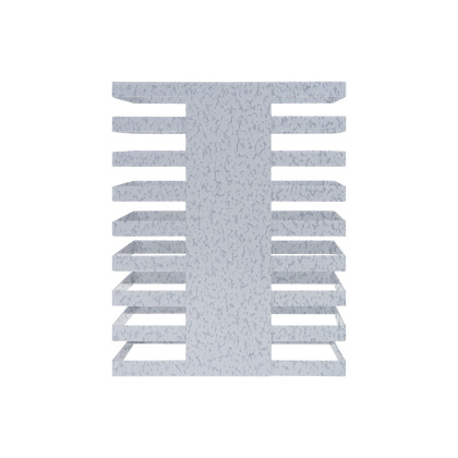 Подставка-куб фуршетная 300х300х380 мм серебро с белым Luxstahl - изображение 3