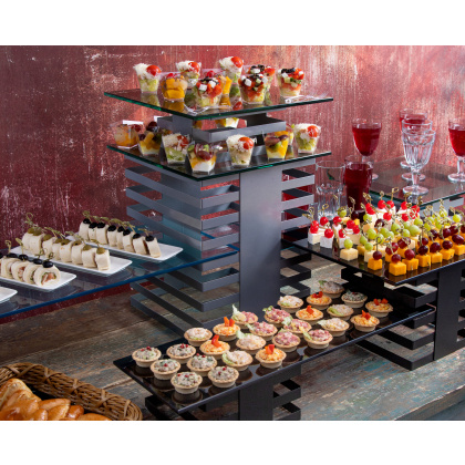 Подставка-куб фуршетная 300х300х380 мм черный Luxstahl - изображение 5