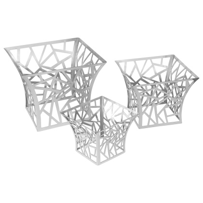 Подставка-куб фуршетная "Геометрия" 180х180х150мм нерж. ''Luxstahl'' - изображение 2