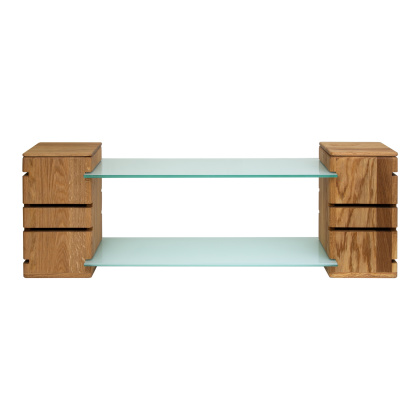 Подставка-куб высокая 165х165х305 мм дуб, цвет натуральный - изображение 3