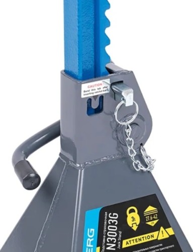 Подставка под автомобиль NORDBERG N3003G страховочная с опорными пластинами, 3 т (комплект - изображение 3