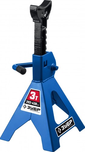 Подставка под автомобиль ЗУБР страховочная усиленная 3т, 292-430мм 43065-3_z01