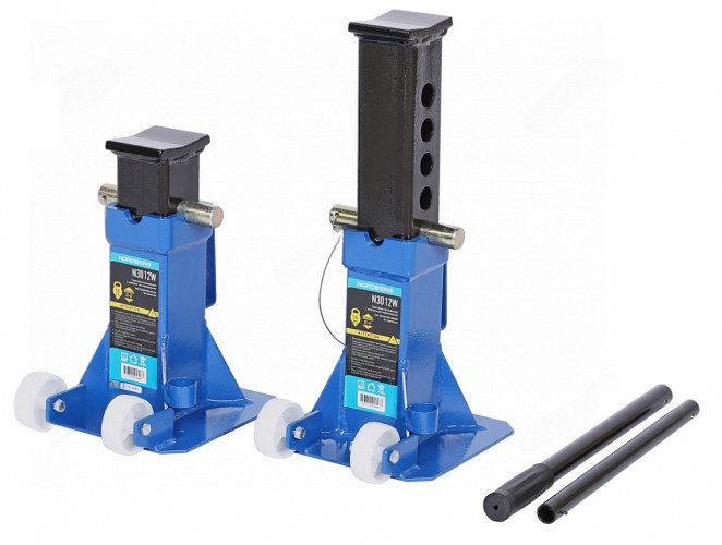 Подставка страховочная NORDBERG N3012W c колесами для перемещения, 12 т (комп.2шт)