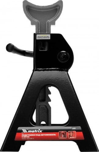 Подставки под автомобиль MATRIX 3 т регулируемые, h подъема 295-425 мм, 2 шт. 51623 - изображение 2