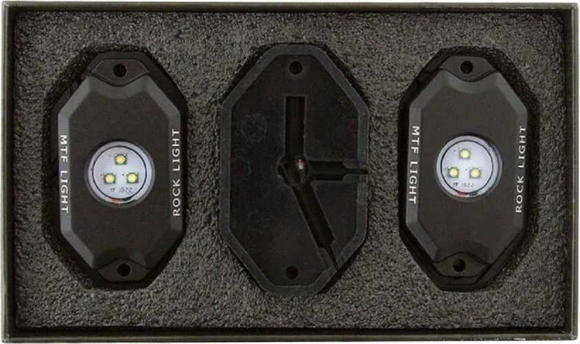 Подсветка днища автомобиля MTF LIGHT Rock Light 9-30V, 3W, IP67, 350lm, синий свет, 2шт RL4B - изображение 2