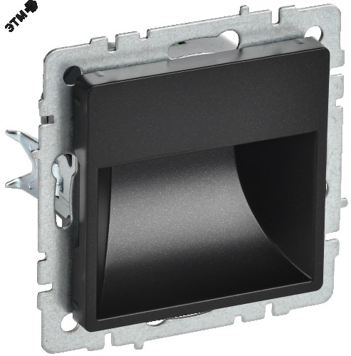 Подсветка светодиодная IEK BRITE встраиваемая ПЛ20-БрЧ черн. BR-FL20-K02