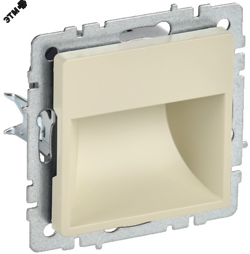 Подсветка светодиодная IEK BRITE встраиваемая ПЛ20-БрКр беж BR-FL20-K10