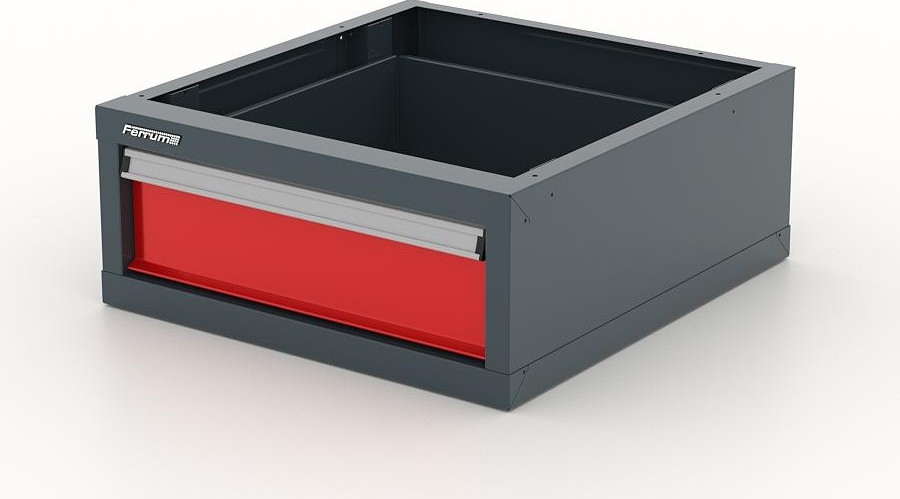 Подвесной ящик для верстака FERRUM "PREMIUM" 565х600х235 h мм (красный/серый) 15.101 15.101
