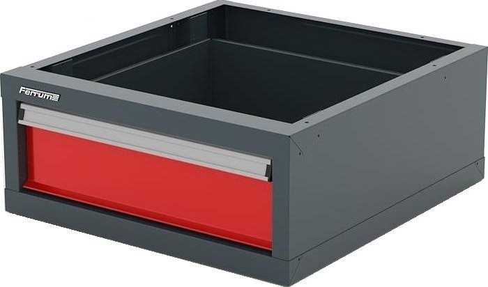 Подвесной ящик для верстака FERRUM "PREMIUM" 565х600х235 h мм (серый 7016/серый 7016) 15.101