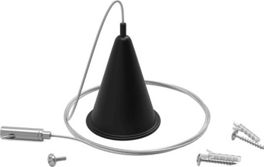 Подвесы GAUSS TR119 комплект для трековых шинопроводов цвет черный - изображение 2