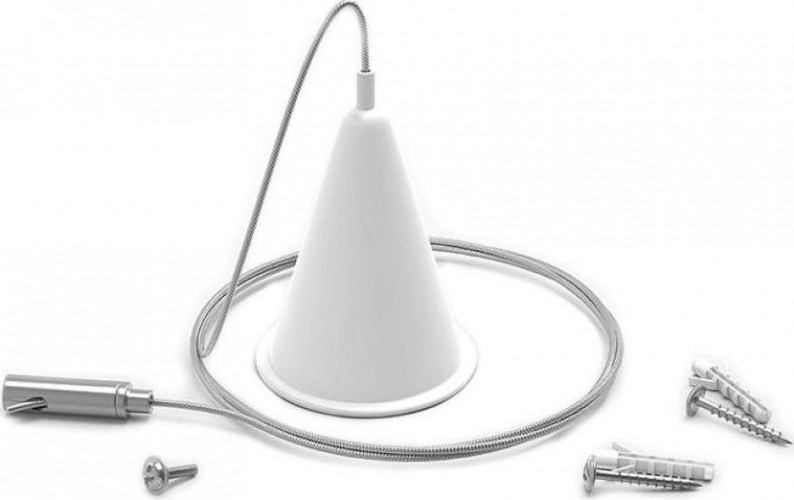 Подвесы GAUSS TR120 комплект для трековых шинопроводов цвет белый - изображение 2