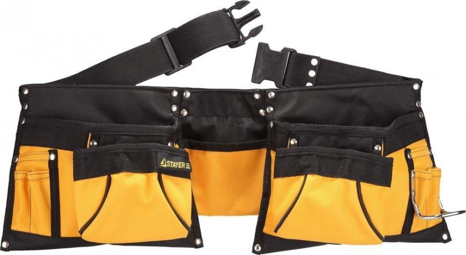 Пояс для инструментов STAYER MASTER нейлоновый, 12 карманов 38610 38610