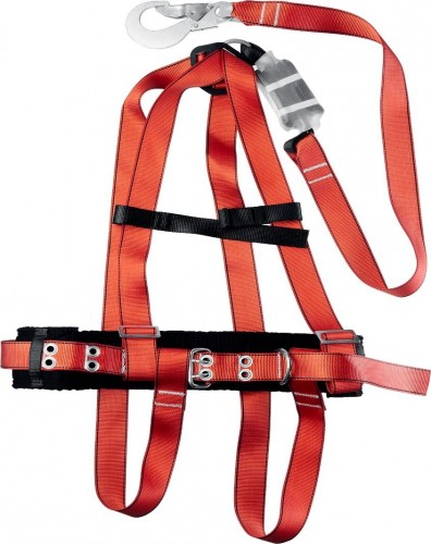 Пояс лямочный ЗУБР Урал ленточный строп с амортизатором 11583 11583