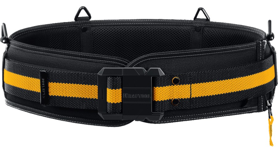 Пояс монтажника KRAFTOOL KB-2 для сумок с быстрос. креплением FastClip 80-122 см 38763