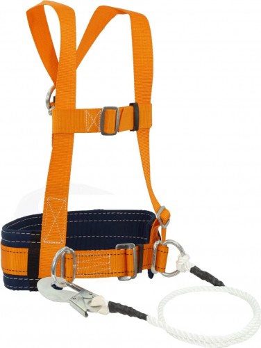Пояс страховочный МОЛОТ УС 2 ВД XL удерживающая система, c лямками, строп 3 м
