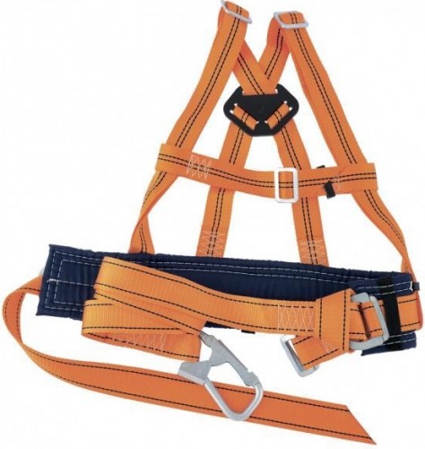 Пояс страховочный СИБРТЕХ УП IIД удерживающая привязь с наплечными лямками, а-строп 89503