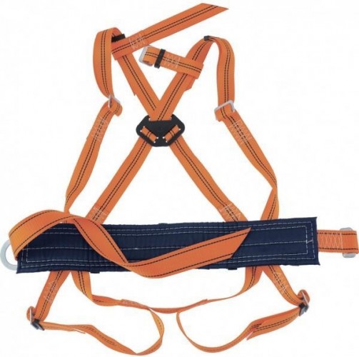 Пояс страховочный СИБРТЕХ УП IIЖ удерживающая привязь наплечными и набедренными лям 89504
