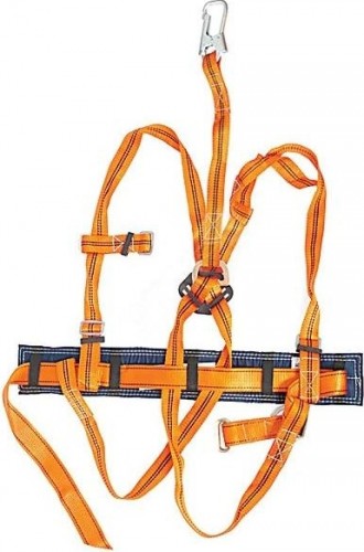 Пояс страховочный Sturm 8050-07-01 с наплечными и набедренными лямками, со стропом из