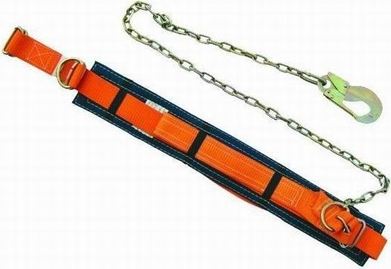 Пояс удерживающий МОЛОТ УС 1 Г М без лямок, строп из цепи, карабин К1