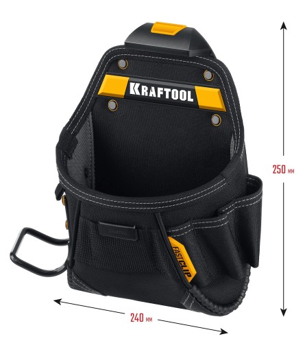 Поясная сумка KRAFTOOL KP-6 с креплением FastClip, 6 карманов, 240х250 мм 38775 - изображение 3