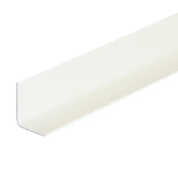 Уголок ПВХ наружный POLIPLAST 15x15x2700 мм керамика белый - изображение 2