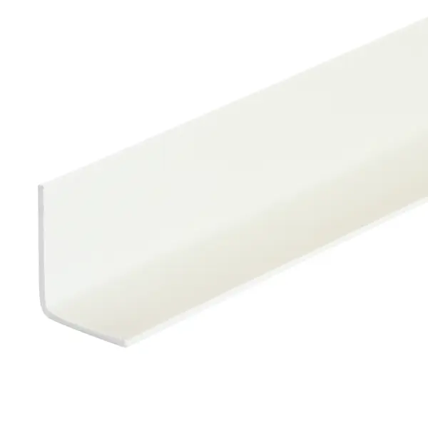 Уголок ПВХ наружный POLIPLAST  25x25x2700 мм керамика белый - изображение 2
