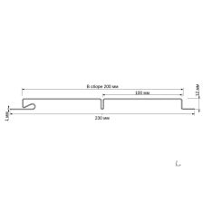 Виниловая панель ПВХ POLIPLAST Бук 2700x200x12 мм 0.54 м2 - изображение 10