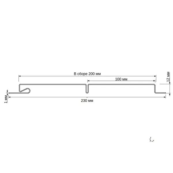 Виниловая панель ПВХ POLIPLAST Бук 2700x200x12 мм 0.54 м2 - изображение 5