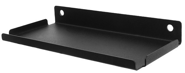 Полка для хранения EMBODIMENT EMB-TB-SH-150x70-B металлическая, настенная, черная