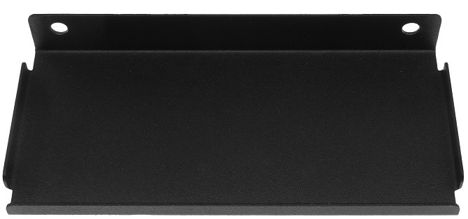 Полка для хранения EMBODIMENT EMB-TB-SH-150x70-B металлическая, настенная, черная - изображение 2