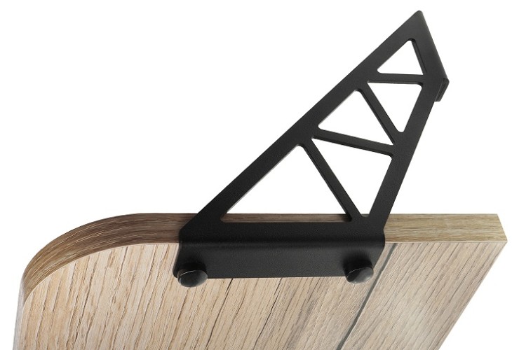 Полка EMBODIMENT EMB-SHF-WW-DEB деревянная, настенная, черная - изображение 4
